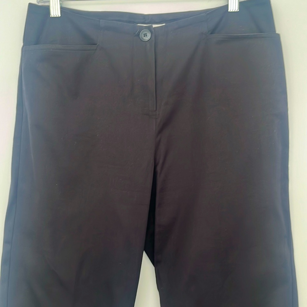 Trina Turk - Cotton Capri Pants - Black